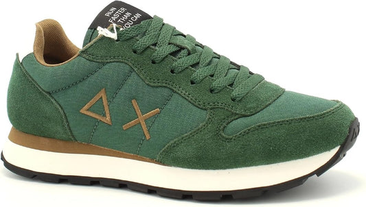 SUN68 TOM NYLON&SUEDE DARK GREEN